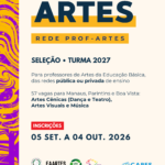 Mestrado Profissional em Artes abre edital com 57 vagas para o Amazonas e Roraima até dia 4 de outubro